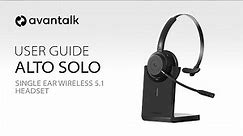 The Best Wireless Option for Call Centers? Alto Solo Single Ear Wireless 5.1 Headset - Video Guide