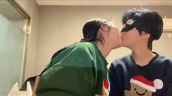 Guess the body part challenge while being blindfolded. The romantic kiss of a lesbian couple
