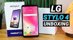 LG Stylo 4 - Unboxing & First Impressions!