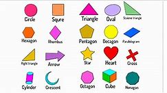 Learn Different Shapes Names | Shapes for Kids | Geometric Shapes