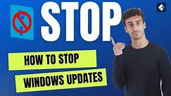 How to Stop Windows Updates in Progress 7/8/10/11