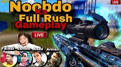 Noobdo Ka Squad Live 🔥| New Update😍Full Rush | Streeming on iPhone 13