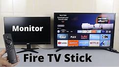 How to Connect Amazon Fire TV Stick to Monitor