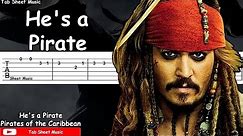Pirates of the Caribbean - He's a Pirate Guitar Tutorial