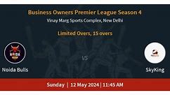 🔴LIVE | SkyKing vs Noida Bulls || MATCH - 23