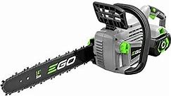 EGO Power+ CS1401 14-Inch 56-Volt Lithium-Ion Cordless Chain Saw 2.5Ah Battery and Charger Included, Black