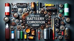 How to fix Battery Corrosion: Cleaning Guide