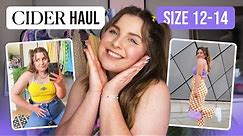 MIDSIZE GIRL TRIES CIDER! / Size 12-14 Try On Haul