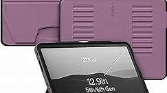 ZUGU Case for 2021/2022 iPad Pro 12.9 inch 5th / 6th Gen - Slim Protective Case - Apple Pencil Charging - Magnetic Stand & Sleep/Wake Cover (Fits Model #’s A2378, A2379, A2461, A2462) - Berry Purple