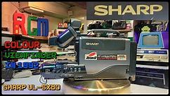 SHARP VL-SX80 SLIMCAM FULL SIZE VHS CAMCORDER from 1992 Show and tell including Tear Down