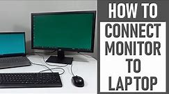 How To Connect A Second Monitor To Your Laptop | Using HDMI Cable | STEP BY STEP TUTORIAL