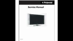 Polaroid 32 Inch LCD TV Service Manual
