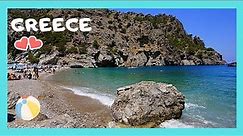 Greek island KARPATHOS: Wild ACHATA BEACH (Ahata Beach) #travel #greekislands