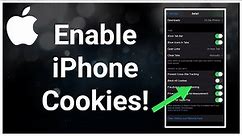 How To Allow / Enable Cookies On iPhone
