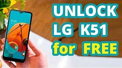 🥇 Unlock LG K51 from metroPCS, T-Mobile - Device Unlock