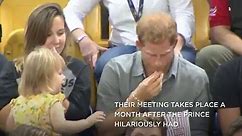 Prince Harry Plays With Baby