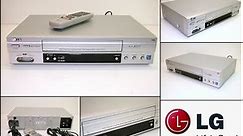 LG GC480W Crystal Live Picture VHS VCR Video Player with Remote Control