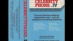 Celebrity Phone IV answering machine messages cassette 1982