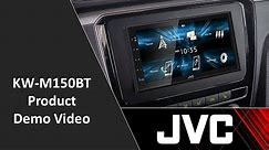 JVC KW-M150BT Digital Multimedia Receiver Product Demo Video