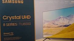 Smart tv Samsung 8 series TU8000 Crystal UHD 4K Review