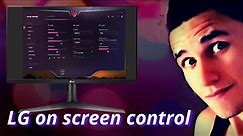 Como usar o LG On Screen Control no Monitor LG Ultra Gear 27