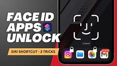 How to use FACE ID to lock any app on iPhone! - Latest Method