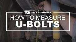 How To Measure Leaf Spring U-Bolts