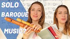 Solo Baroque Recorder Repertoire | Which books to buy?