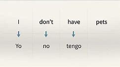Easily CREATE sentences in Spanish