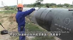 Heat shrinkable sleeve for steel pipes