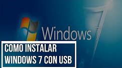 Como instalar Windows 7 en Netbook del Gobierno | Memoria USB| Tutorial 2022