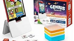Osmo - Genius Starter Kit for Fire Tablet-5 Educational Learning Games-Ages 6-10-Spelling, Math & Creativity-STEM Toy Gifts-Boy & Girl-Ages 6 7 8 9 10(Osmo Fire Tablet Base Included-Amazon Exclusive)