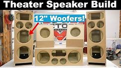 Home Theater Speakers Build | Diy Sound Group 1299 and Volt 10