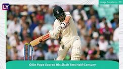 IND vs ENG 4th Test 2021 Day 2 Stat Highlights: Ollie Pope Shines For Hosts