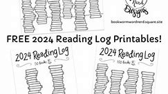 Have you seen my FREE 2024 Reading Log Printables? I am so excited to share the 2024 collection of Reading Logs! (Link in bio) https://bookwormwordnerd.square.site/shop/reading-logs/15 If you follow me here you have probably seen my 2023 Reading Log. I drew that one, and this year I decided to not only make one new one, but three to share with all of you! I realized that I wanted to serve all different kinds of readers with my log this year, so I created a 50, 100, and 150 book log and I am offe
