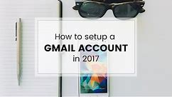 Setting up a GMail Account