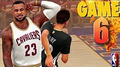 Cleveland Cavaliers vs Golden State Warriors Game 6 NBA Finals NBA 2K16 Prediction