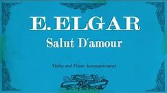 E.Elgar - Salut D´Amour - Piano Accompaniment