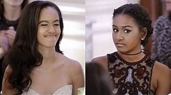 Sasha and Malia Obama Look All Grown Up at White House State Dinner Debut