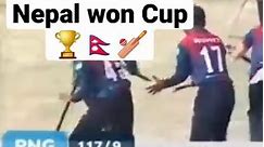 Nepal won TRI nation series. Nepal vs PNG. Nepal winning moment. Nepal cricket. Nepal beat png to win the t20 TRI nation series. Nepal was unbeaten in whole series. Dipendra singh Airee scored 54 runs in final and become the player of the series as well. #nepalvspng #nepalcricket #nepalcricketlive #nepal #cricket #RohitPaudel | Deep Learners