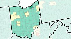 Ohio COVID-19 county map continues to improve; Cuyahoga, surrounding counties green: CDC map