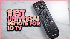 Best Universal Remote for LG TV: Control Your TV with Ease