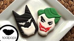 How to Decorate Batman and Joker Cookies | Become a Baking Rockstar