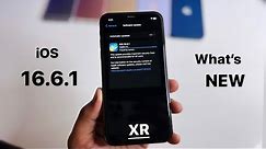 iPhone XR on ios 16.6.1 - New Features + Changes