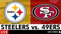 Steelers vs. 49ers Live Streaming Scoreboard + Free Play-By-Play | Pittsburgh Steelers Live Stream