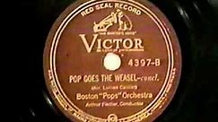 78 RPM - Pop Goes the Weasel - Boston "Pops" Orchestra