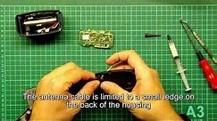 Repair the GPS dog collar Garmin T5. Replace GPS Antenna. T 5, TT 15, TT 10