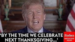 Trump Releases Thanksgiving Message, Predicts Victory In 2024