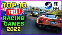 TOP 10 RACING GAMES You can play Right Now for Absolute FREE!🔥| 2022