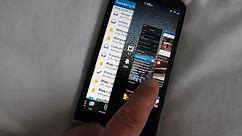 How to use gestures on the BlackBerry Z30